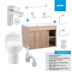 STRETTO - Sala de Baño 30,5 cm 4.8 l Lille 70 Lenga