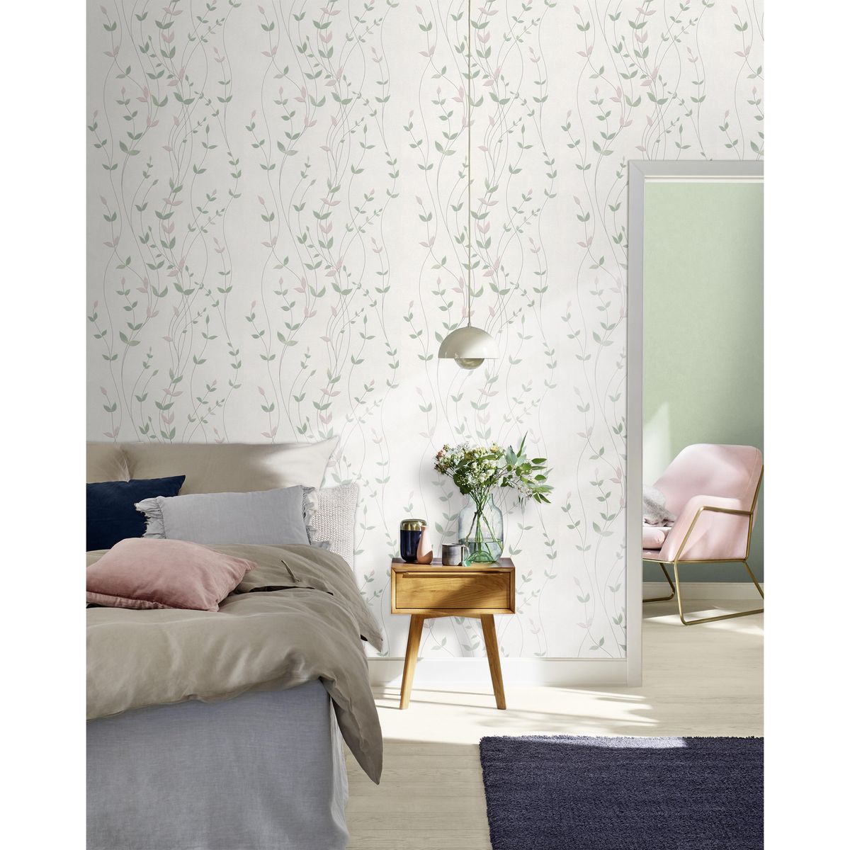 RASCH - Papel Mural Cosy Living 416039 5 m2