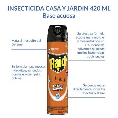 Imagen 2 del producto Insecticida casa y jardin 420 ml