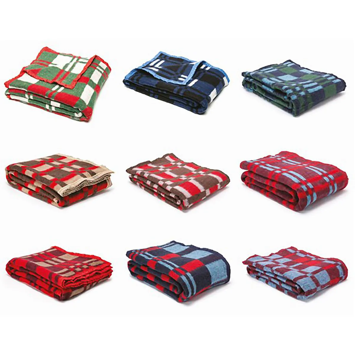 ZAHR - Frazada Escocesa King Surtidos Escoces