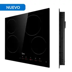 MIDEA - Encimera Vitrocerámica 4 Platos Black MC-6F6005R242
