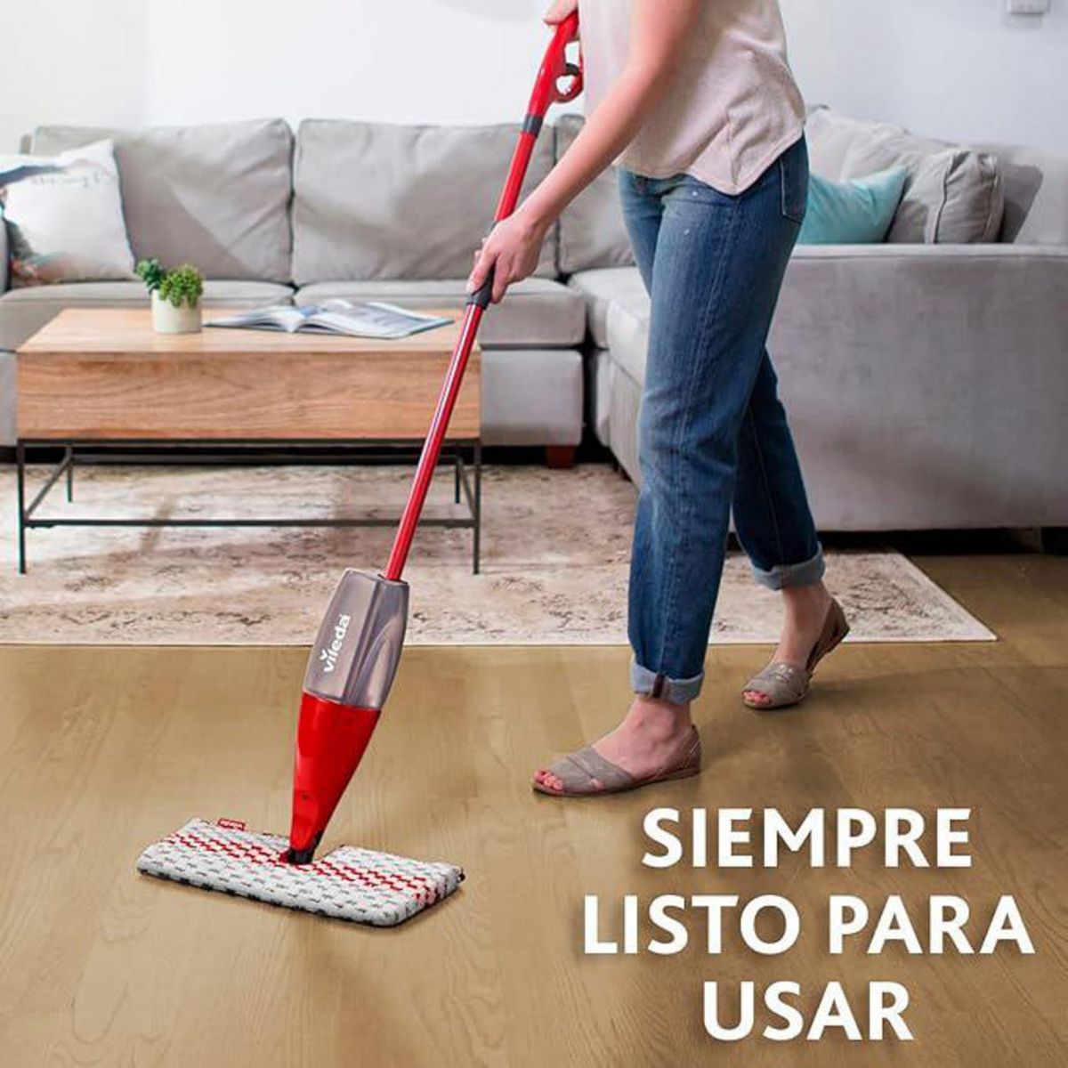 VILEDA - Mopa Vileda 1-2 Spray Box Limpieza de Pisos con Pulverizador