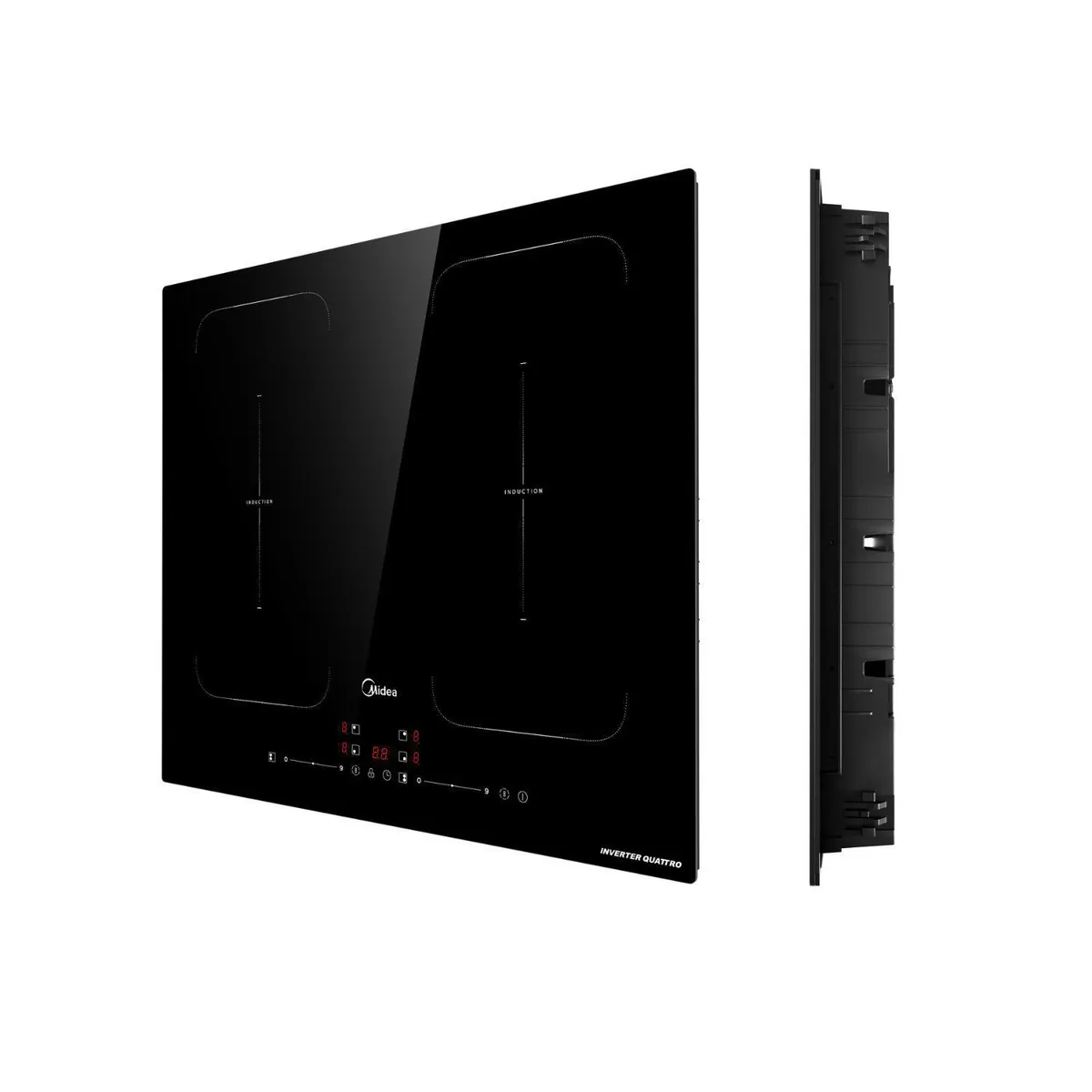 MIDEA - Encimera Inducción 4 Platos Black MC-IF7455J1CC-A