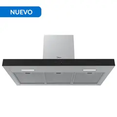 MIDEA - Campana Convencional 90 cm Silver MH90M77ET23MB-CL