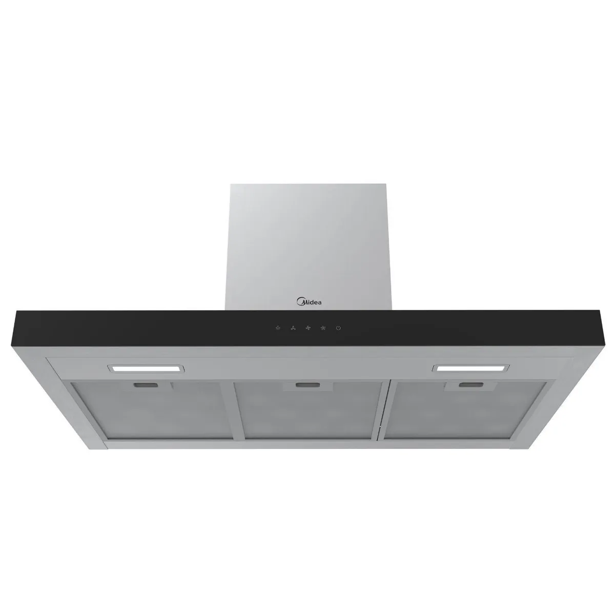 MIDEA - Campana Convencional 90 cm Silver MH90M77ET23MB-CL