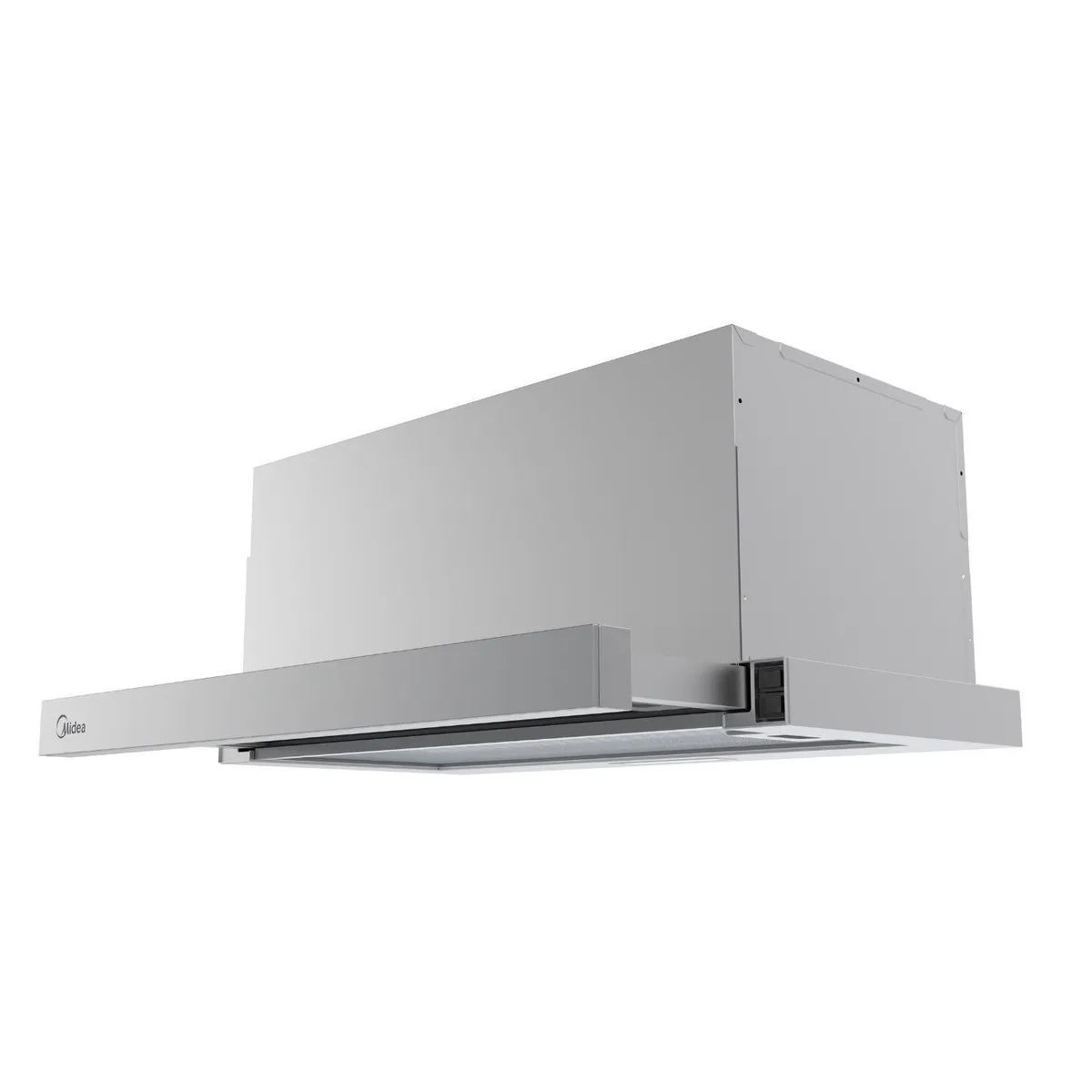 MIDEA - Campana Convencional 59.5 cm Silver MH60L07EM21SB-CL