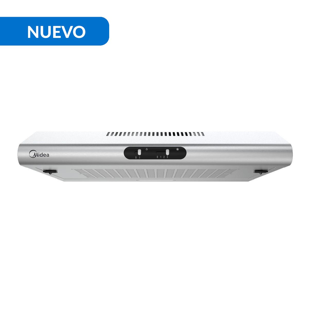 MIDEA - Campana Convencional 60 cm Silver MH60F15EM21SB-CL