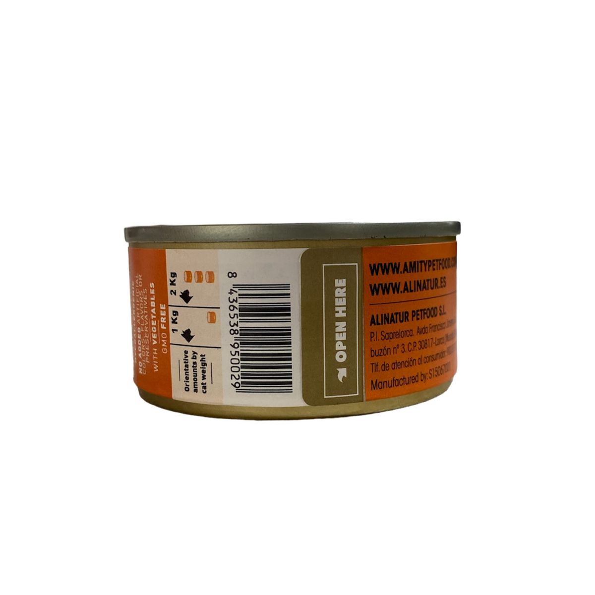 AMITY - Alimento húmedo para Gato Adulto Pollo-salmón 0.08 kg