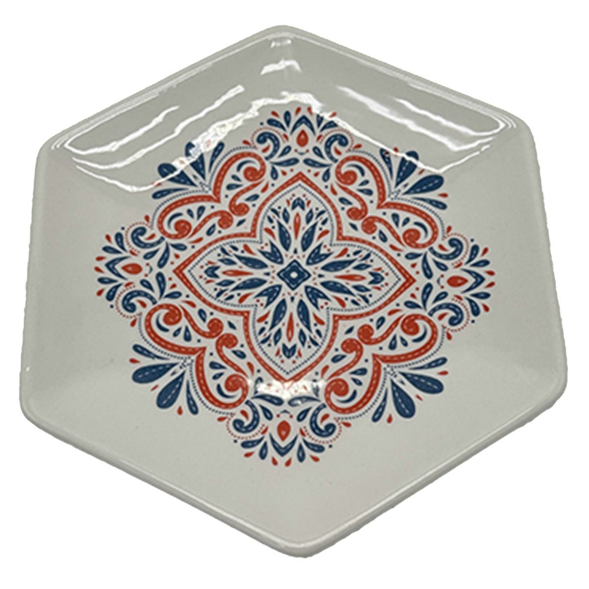 PK HOME - Plato hexagonal 19 cm Tea Time