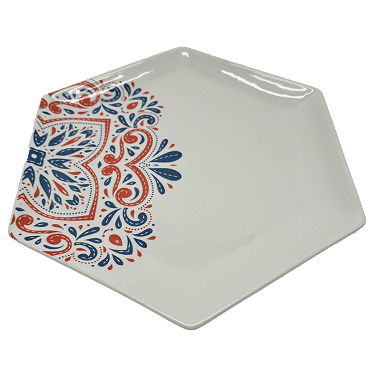 PK HOME - Plato hexagonal 30 cm Tea Time