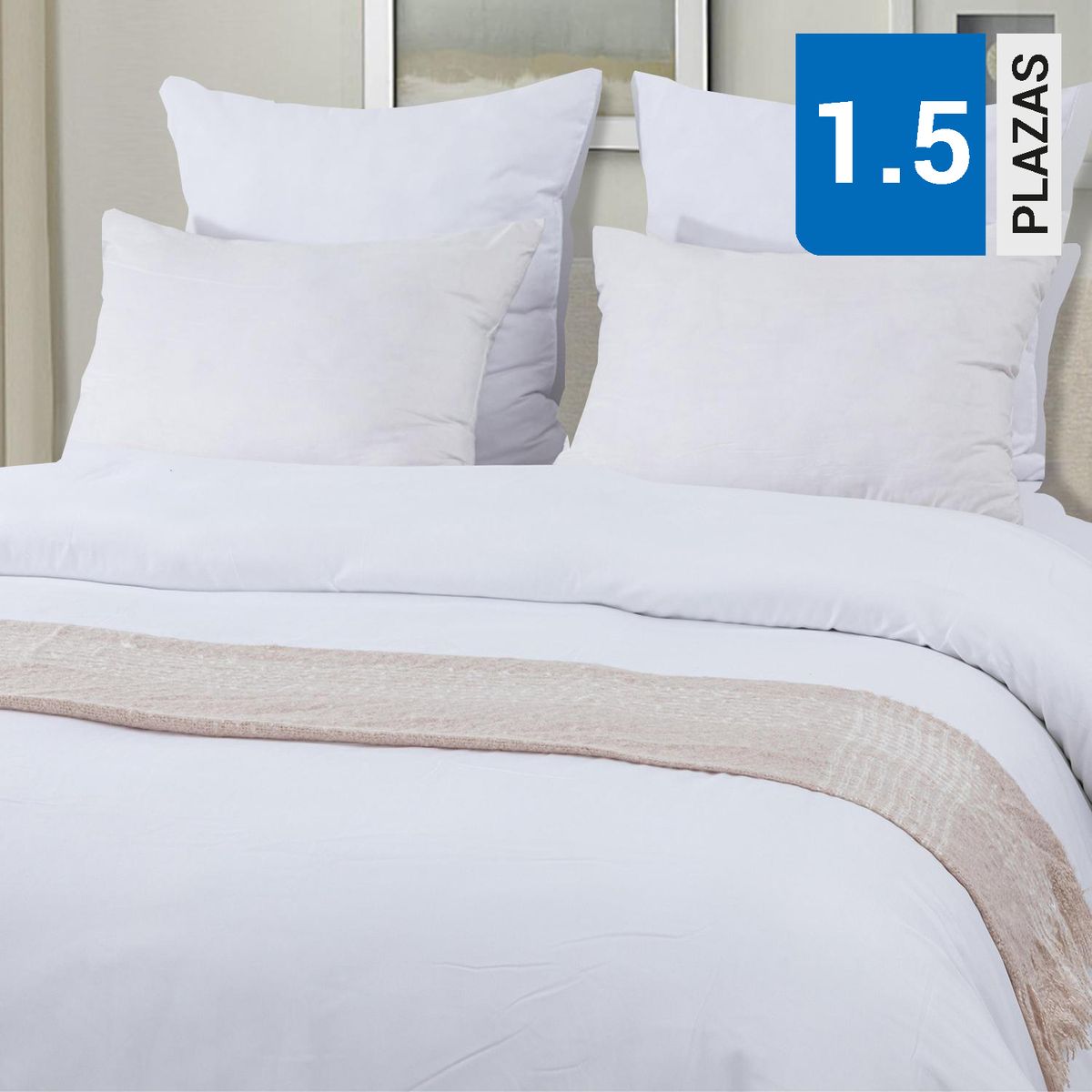 HEBRA - Manta Valencia 1.5 plazas Beige