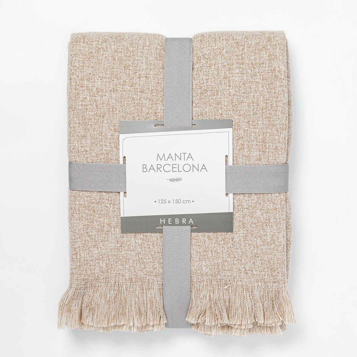 HEBRA - Manta Barcelona 1.5 plazas Beige