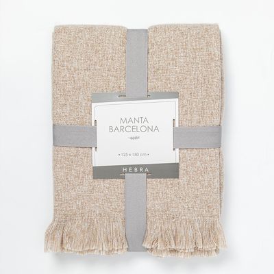 Imagen 2 del producto Manta Barcelona 1.5 plazas Beige