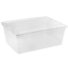 CASA BONITA - Caja 26x13x34 cm 10.3 l Transparente