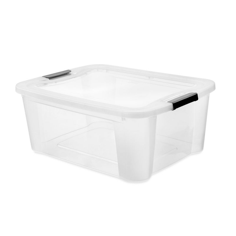 JUST HOME COLLECTION - Caja 46.4x23.4x59.7 cm 46 l Transparente