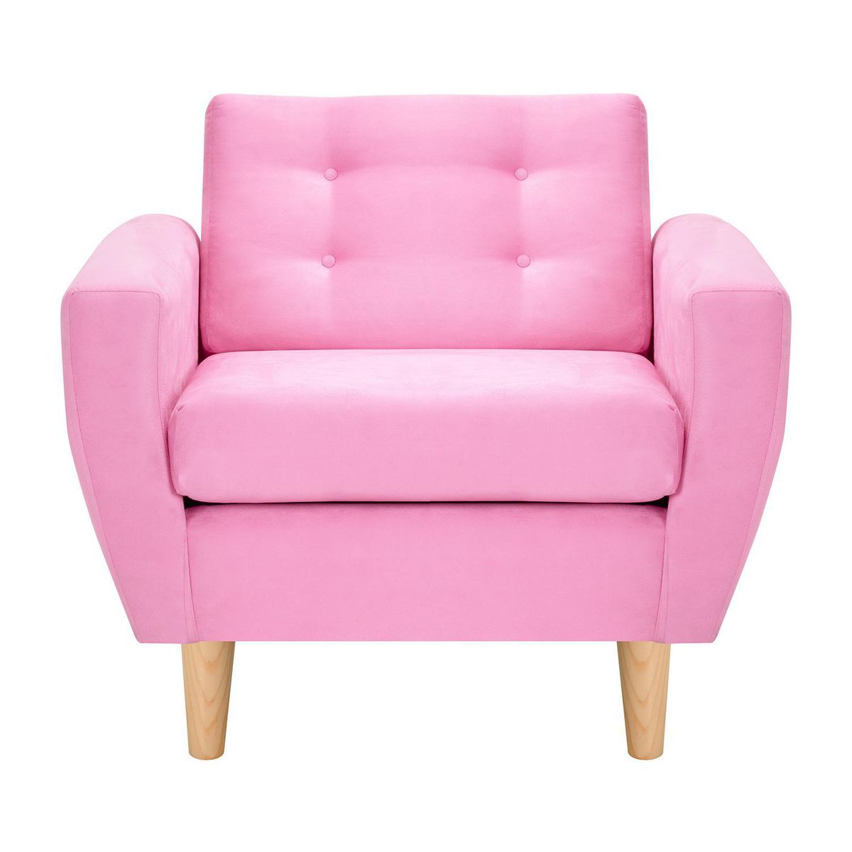 BODEVIR - Sillón 1 cuerpo BOTE 1C 95x80x83 cm Rosado
