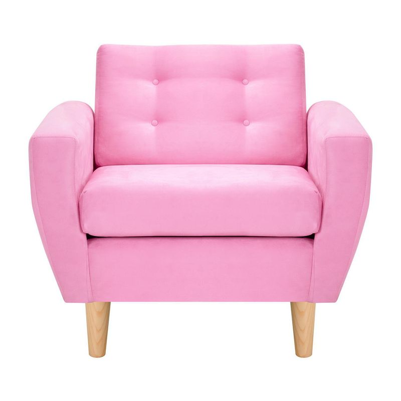 BODEVIR - Sillón 1 cuerpo BOTE 1C 95x80x83 cm Rosado
