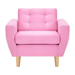 BODEVIR - Sillón 1 cuerpo BOTE 1C 95x80x83 cm Rosado