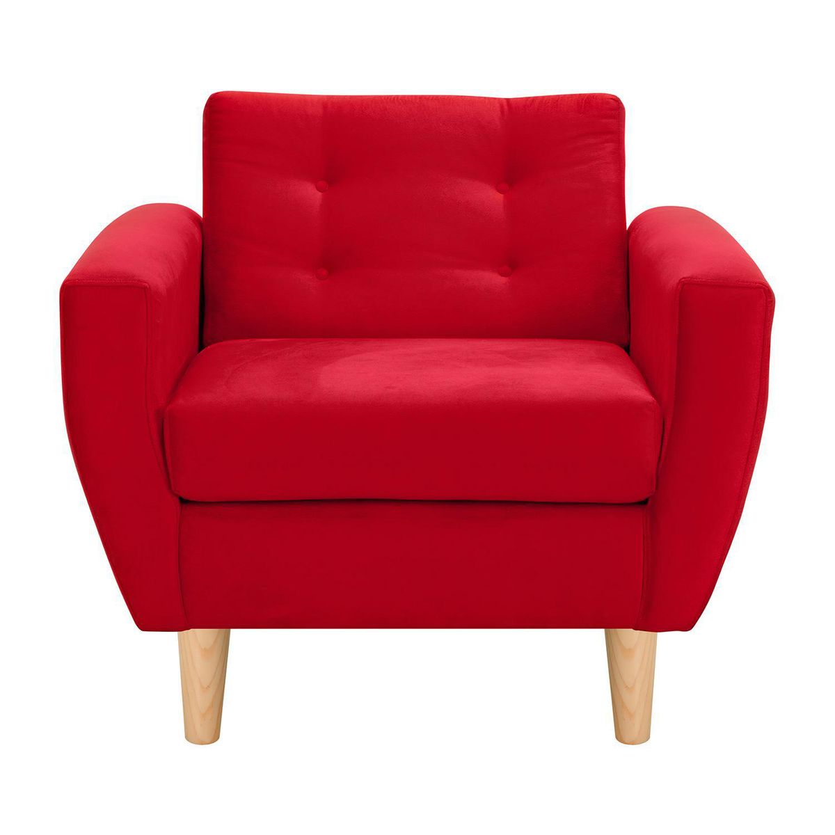 BODEVIR - Sillón 1 cuerpo BOTE 1C 95x80x83 cm Rojo