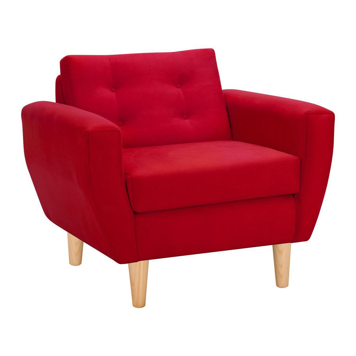 BODEVIR - Sillón 1 cuerpo BOTE 1C 95x80x83 cm Rojo
