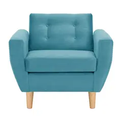 BODEVIR - Sillón 1 cuerpo BOTE 1C 95x80x83 cm Turquesa