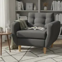 BODEVIR - Sillón 1 cuerpo BOTE 1C 95x80x83 cm Gris