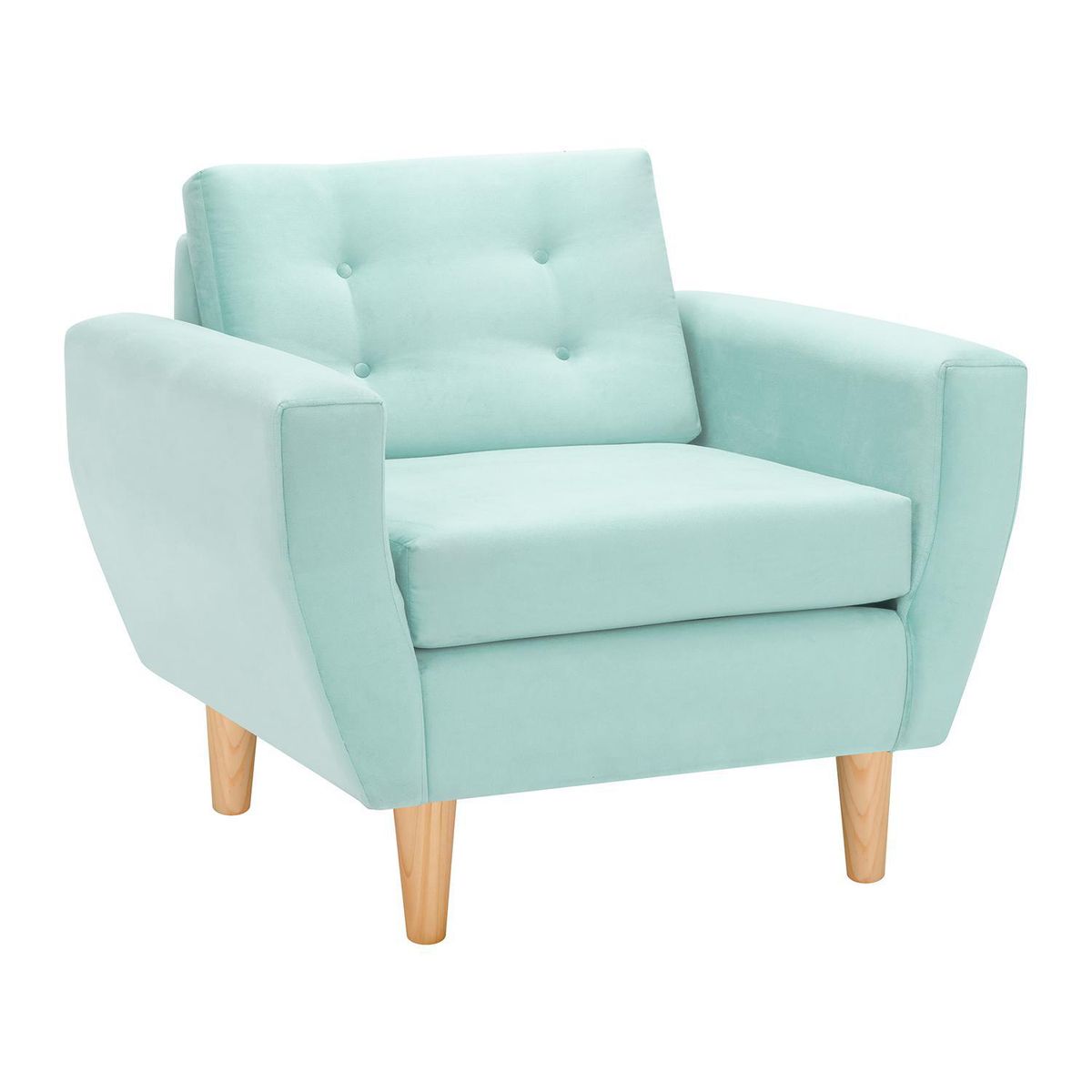 BODEVIR - Sillón 1 cuerpo BOTE 1C 95x80x83 cm Verde Agua