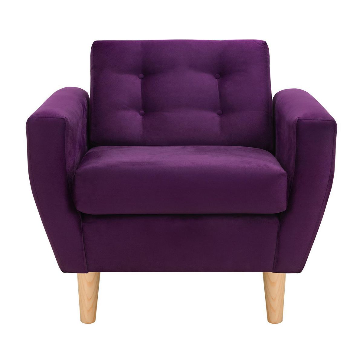 BODEVIR - Sillón 1 cuerpo BOTE 1C 95x80x83 cm Morado