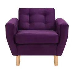 BODEVIR - Sillón 1 cuerpo BOTE 1C 95x80x83 cm Morado