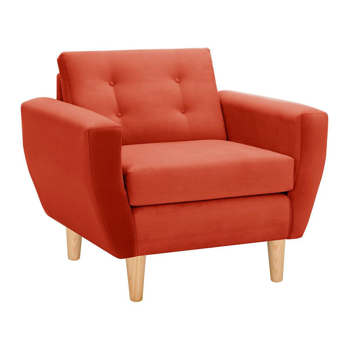 BODEVIR - Sillón 1 cuerpo BOTE 1C 95x80x83 cm Naranja