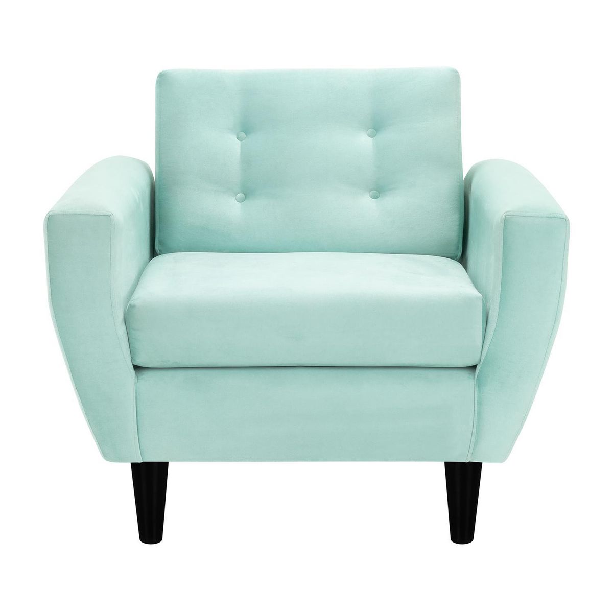 BODEVIR - Set de 2 sillones 1 cuerpo BOTE 1C 95x80x83 cm Verde Agua