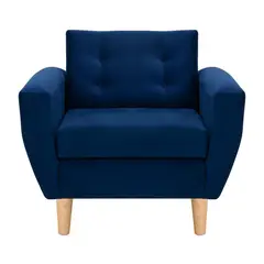 BODEVIR - Sillón 1 cuerpo BOTE 1C 95x80x83 cm Azul Marino
