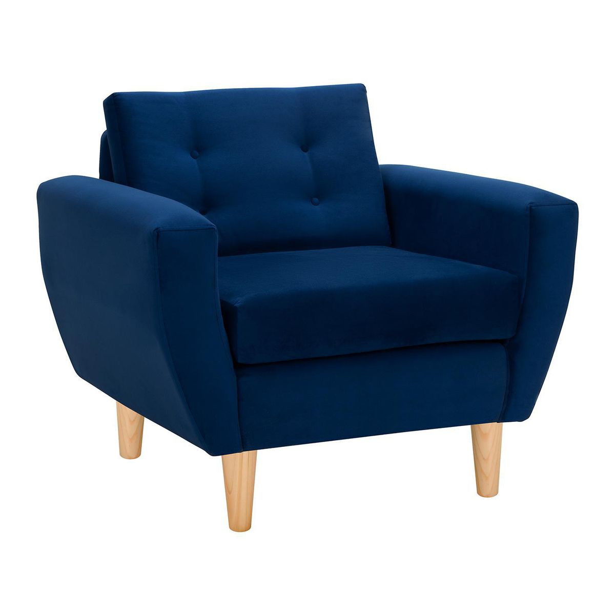 BODEVIR - Sillón 1 cuerpo BOTE 1C 95x80x83 cm Azul Marino