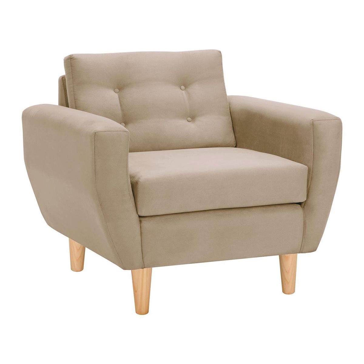 BODEVIR - Sillón 1 cuerpo BOTE 1C 95x80x83 cm Beige