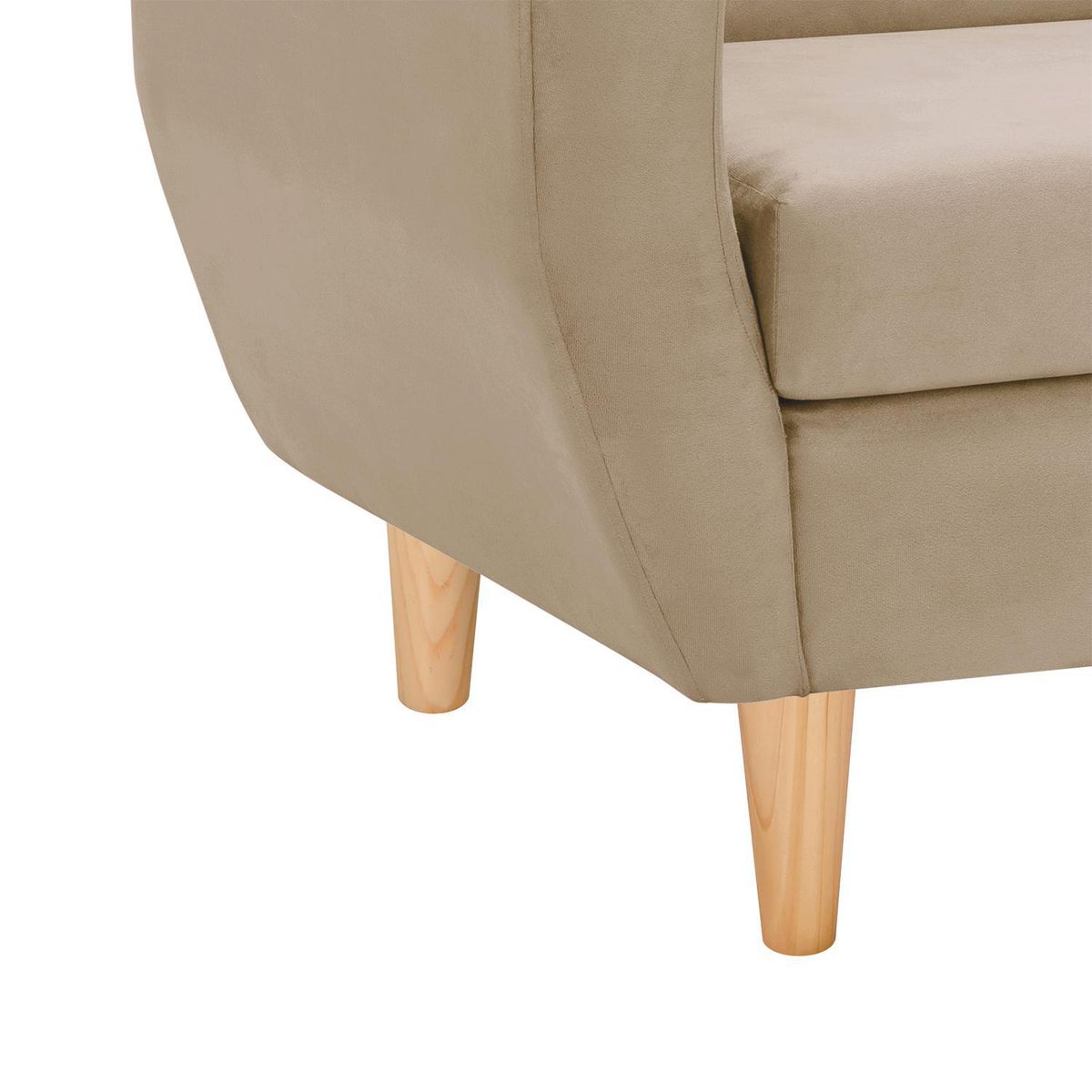 BODEVIR - Sillón 1 cuerpo BOTE 1C 95x80x83 cm Beige