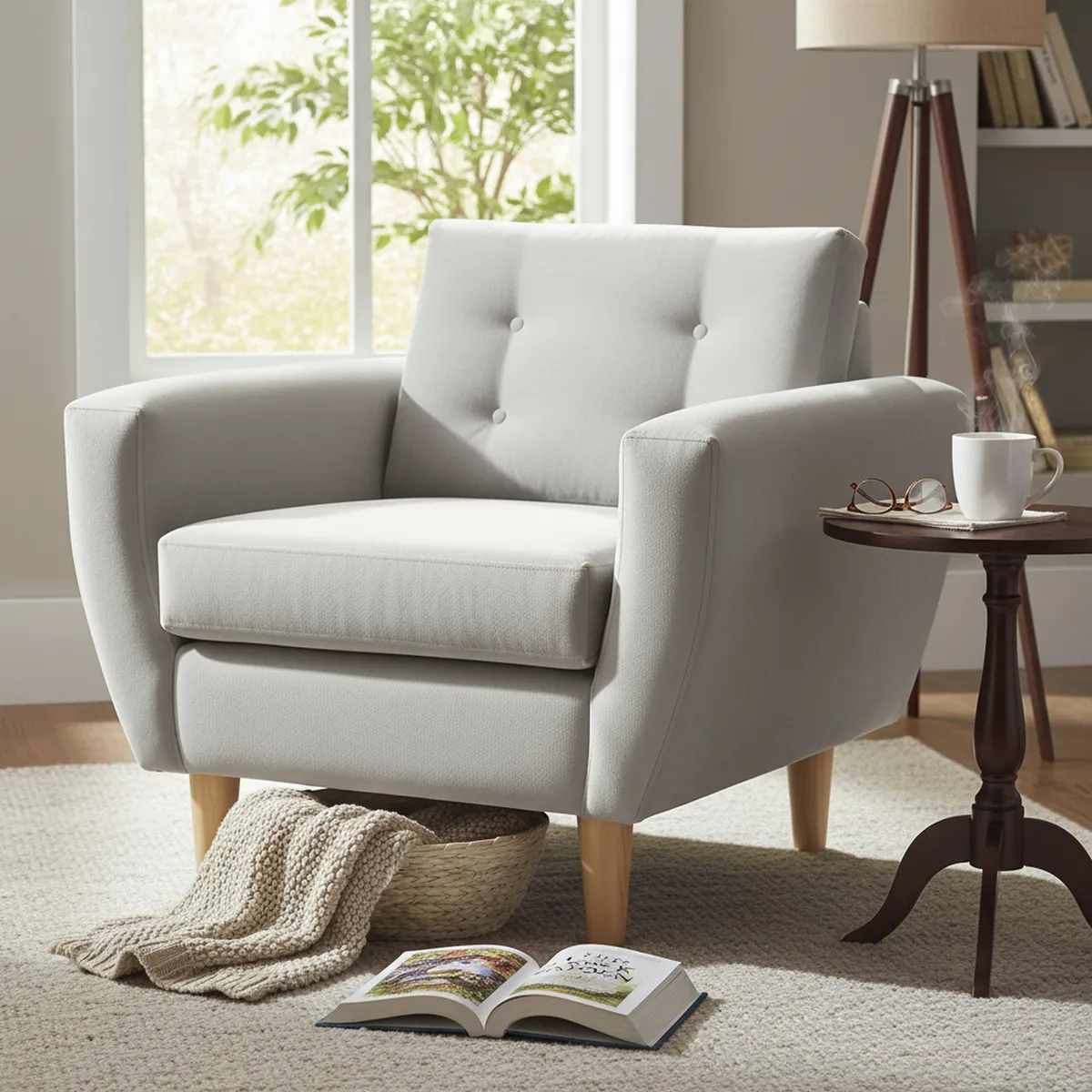 BODEVIR - Sillón 1 cuerpo BOTE 1C 95x80x83 cm Crudo