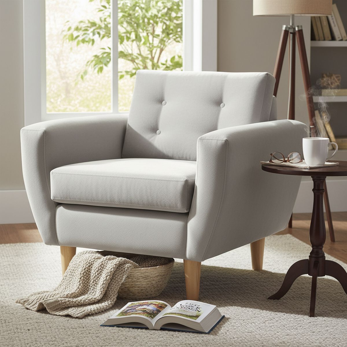 BODEVIR - Sillón 1 cuerpo BOTE 1C 95x80x83 cm Crudo