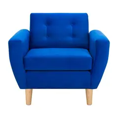 BODEVIR - Sillón 1 cuerpo BOTE 1C 95x80x83 cm Azul Rey