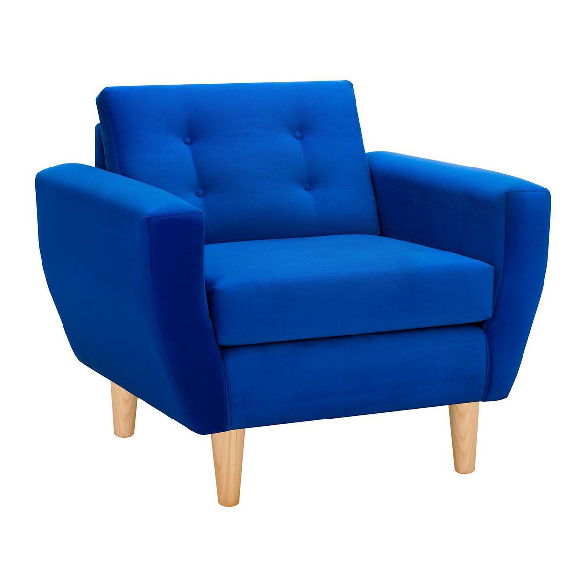 BODEVIR - Sillón 1 cuerpo BOTE 1C 95x80x83 cm Azul Rey