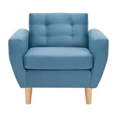 BODEVIR - Sillón 1 cuerpo BOTE 1C 95x80x83 cm Azul Petroleo