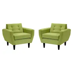 BODEVIR - Set de 2 sillones 1 cuerpo BOTE 1C 95x80x83 cm Pistacho