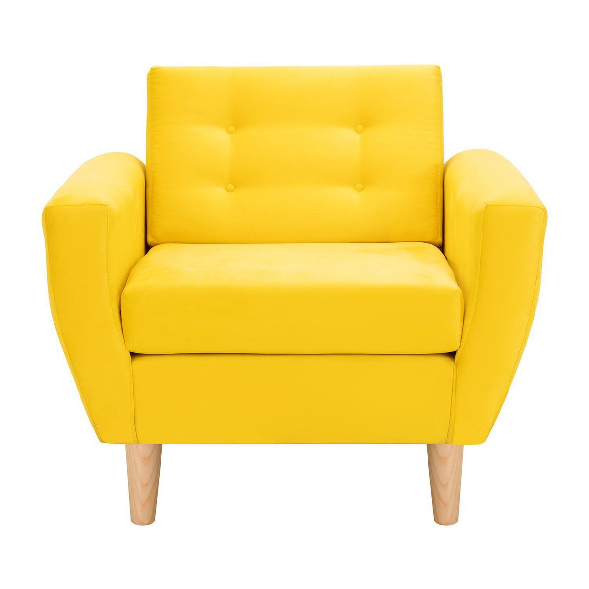 BODEVIR - Sillón 1 cuerpo BOTE 1C 95x80x83 cm Amarillo
