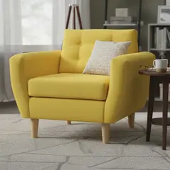 BODEVIR - Sillón 1 cuerpo BOTE 1C 95x80x83 cm Amarillo
