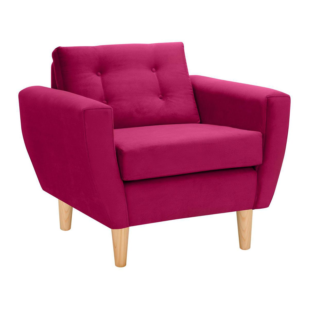 BODEVIR - Sillón 1 cuerpo BOTE 1C 95x80x83 cm Burdeo