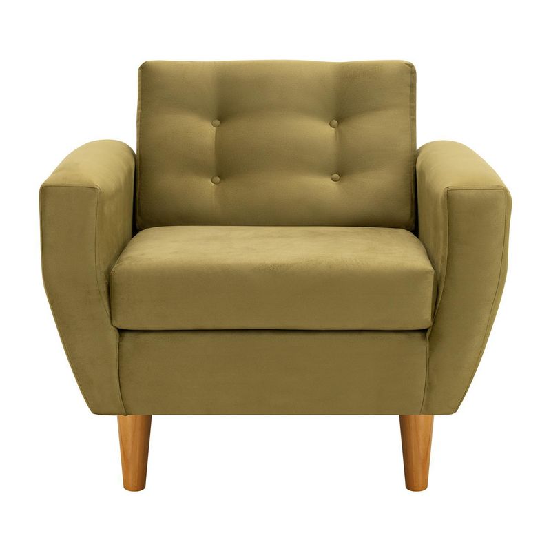 BODEVIR - Sillón 1 cuerpo BOTE 1C 95x80x83 cm Verde Musgo