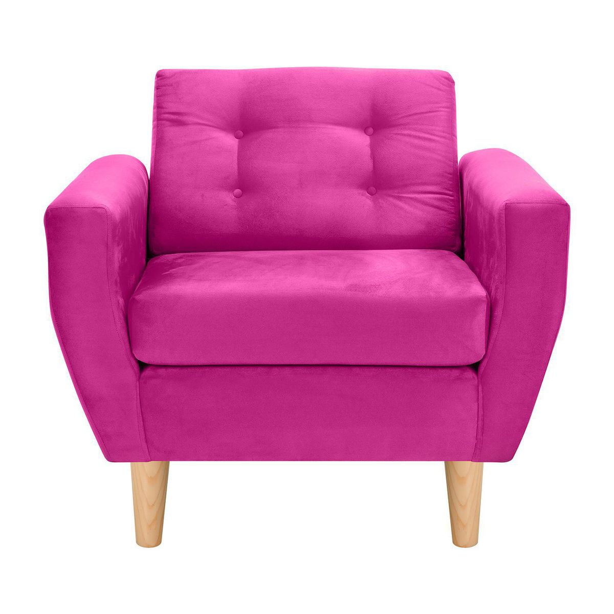 BODEVIR - Sillón 1 cuerpo BOTE 1C 95x80x83 cm Fucsia