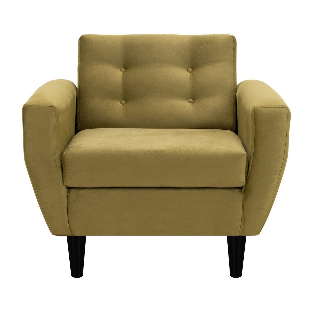 BODEVIR - Set de 2 sillones 1 cuerpo BOTE 1C 95x80x83 cm Verde Musgo