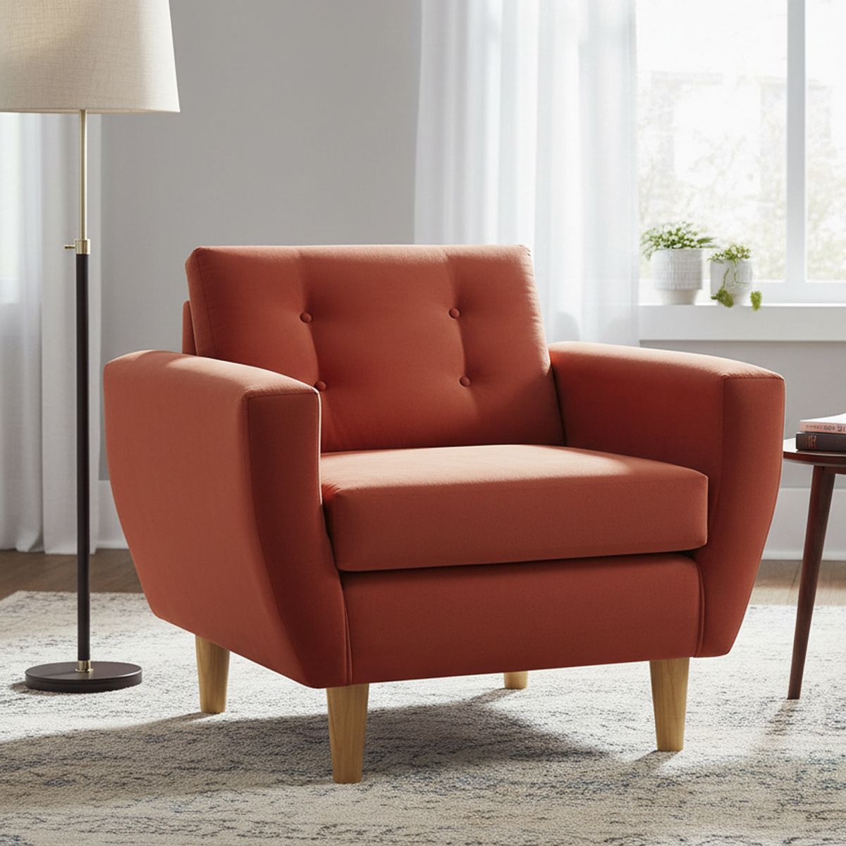 BODEVIR - Sillón 1 cuerpo BOTE 1C 95x80x83 cm Naranja