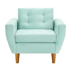 BODEVIR - Sillón 1 cuerpo BOTE 1C 95x80x83 cm Verde Agua