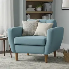 BODEVIR - Sillón 1 cuerpo BOTE 1C 95x80x83 cm Turquesa